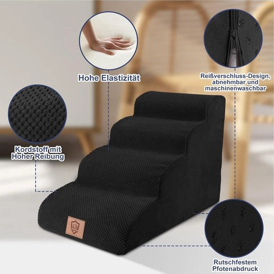 Scarpa per cani, gradini comodi e morbidi per animali domestici 72,4D x 39,9L x 52,1A centimetri