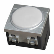 Serie Civile ETTROIT Grigio Compatibile Con Bticino Living Tech (Lampada Led Segnapasso 2M 220V 4000K)
