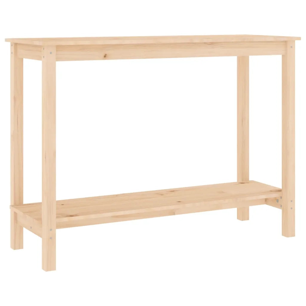 Tavolo Consolle 110x40x80 cm in Legno Massello di Pino 822282