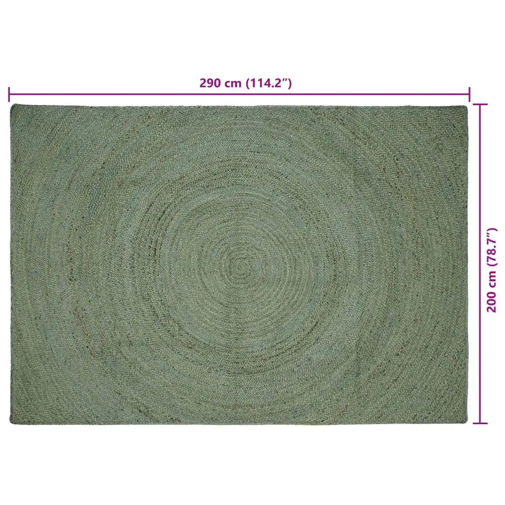 Tappeti per area Verde Oliva 200 x 290 cm Juta 42010588