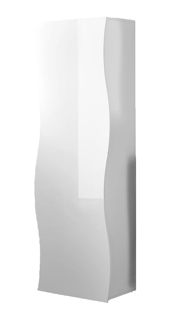 Armadio 1 Anta 63x40x187,2 cm Onda Bianco Lucido