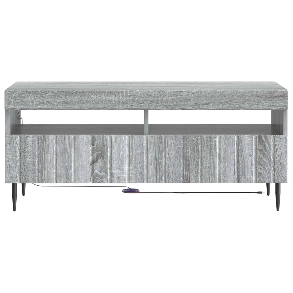 Mobile TV LED Sonoma grigio Legno ingegnerizzato 896551