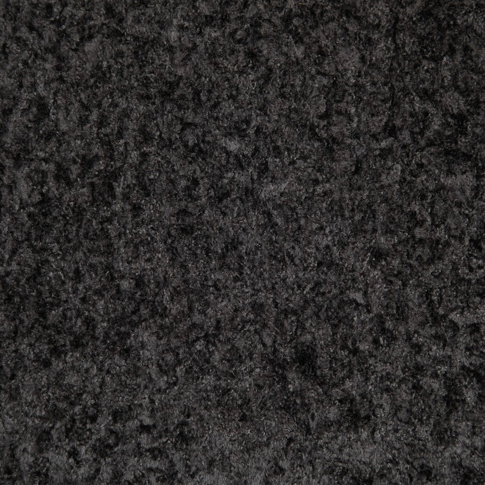 Divano Curvo 2 Posti in Chenille con Cuscini ¨C Xylo ¨C Grigio