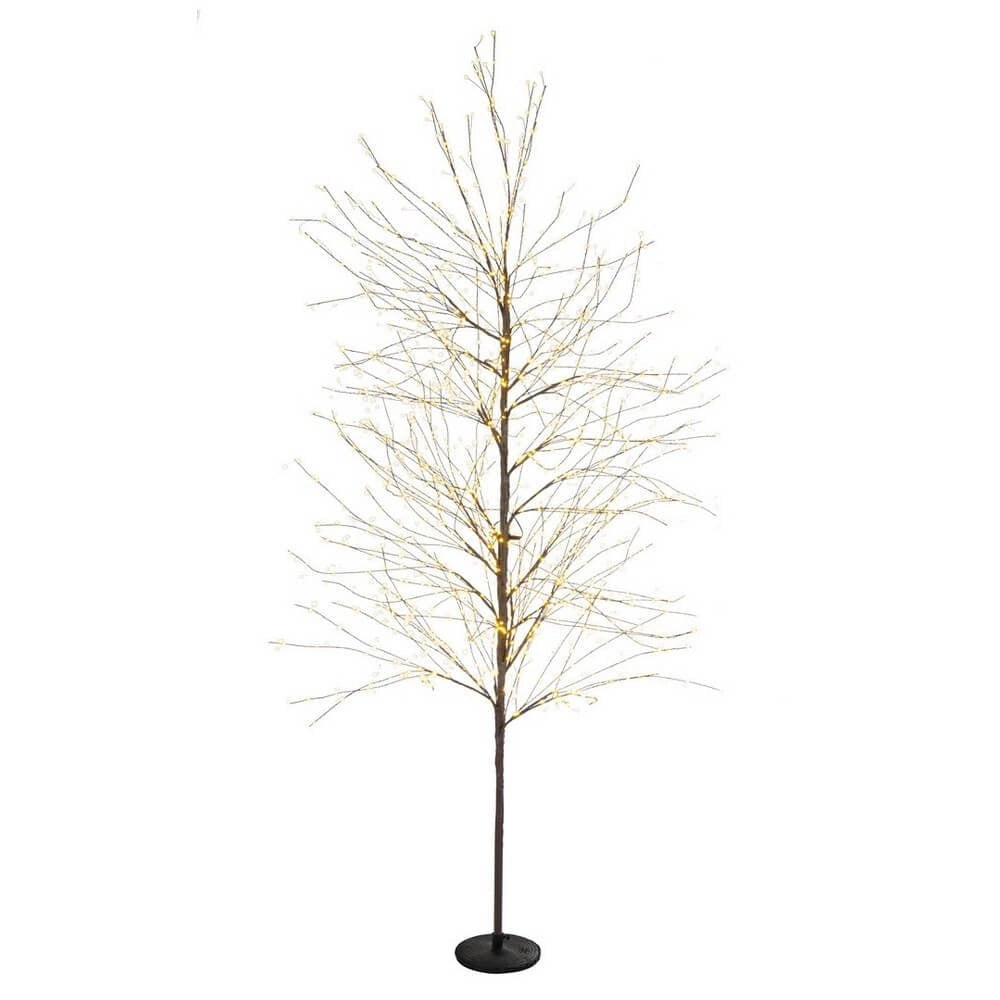 Albero di Natale bunch marrone 2000 microLED classico H210