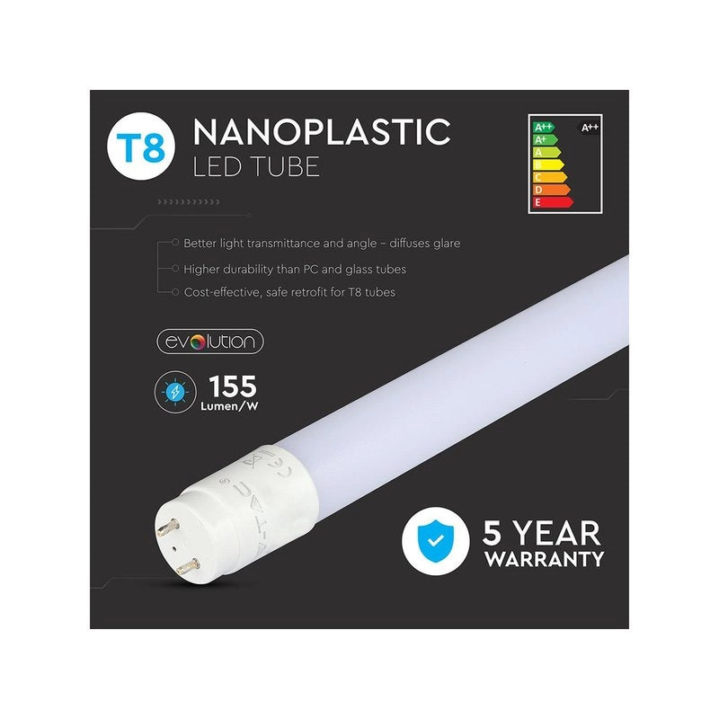 Tubo Led T8 G13 150cm 140lm/W 15W 2150lm Super Luminoso Massimo Risparmio Energetico SKU-216482, Disponibili 4000K 6400K  (Bianco Neutro 4000K)