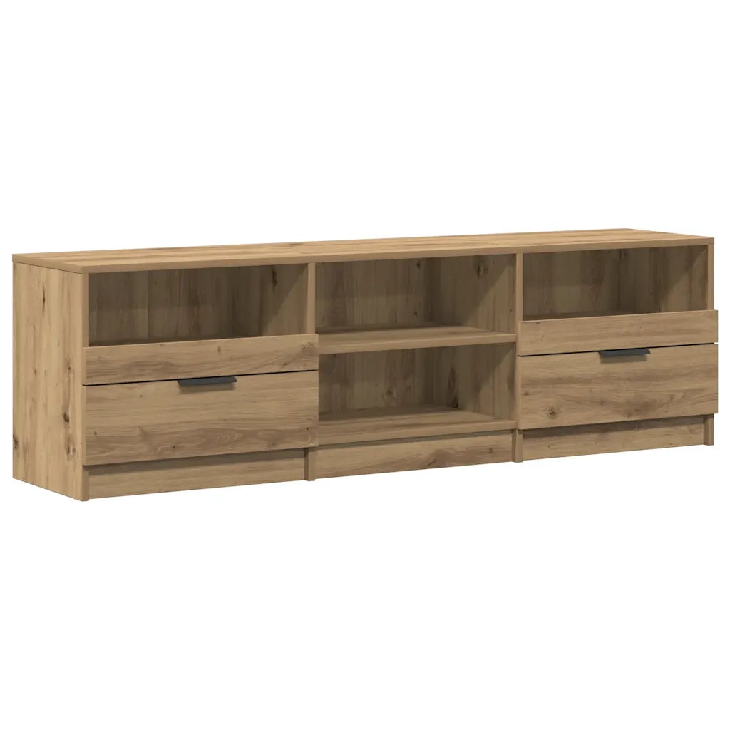 Mobile Porta TV-Credenza per TV Rovere Artigianale 150x33,5x45 cm in Truciolato