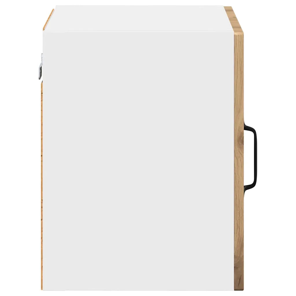Mobile in vetro da parete LUCCA 2 pcs Rovere Artigianale