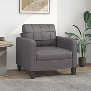 Poltrona Grigia 60 cm in Similpellecod mxl 126532