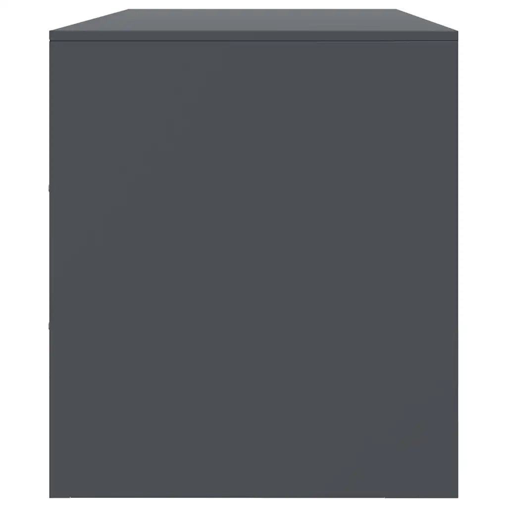 Mobile Porta TV Antracite 99x39x44 cm in Acciaio 841687