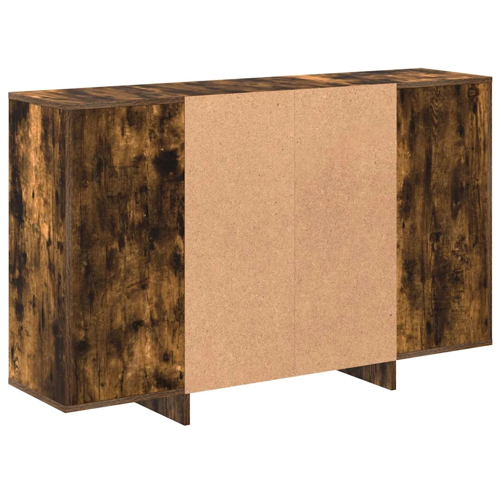 Credenza | Madia | Buffet da pranzo | Armadio da pranzo Rovere Fumo 120x30x75 cm in Truciolato