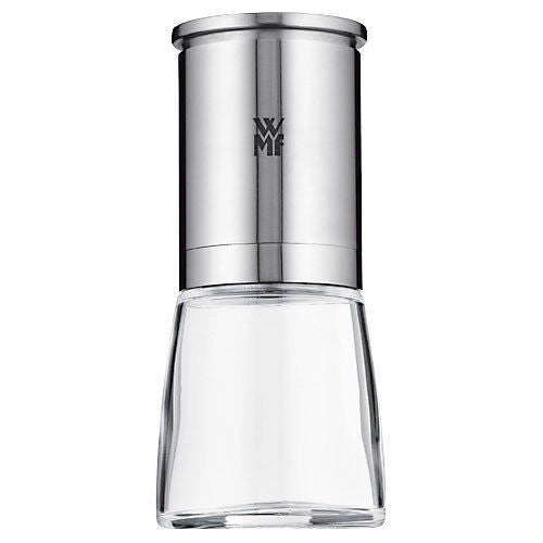 WMF 06.6771.6040 De Luxe Macinaspezie in Acciaio Cromargan e Vetro con Meccanismo in Ceramica Regolabile 10 Anni di Garanzia colore Acciaio inox - Trasparente