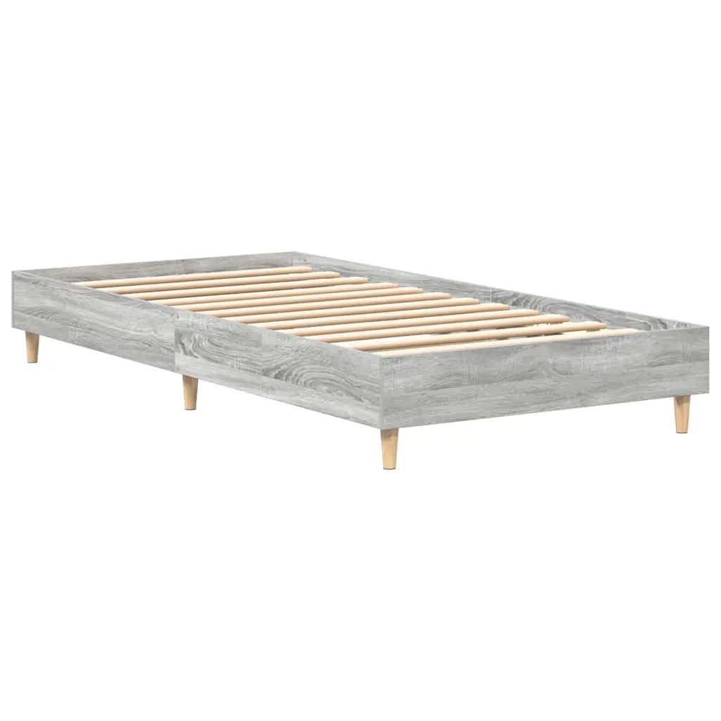 Giroletto senza Materasso Grigio Sonoma 75x190 cm in Truciolato 861098