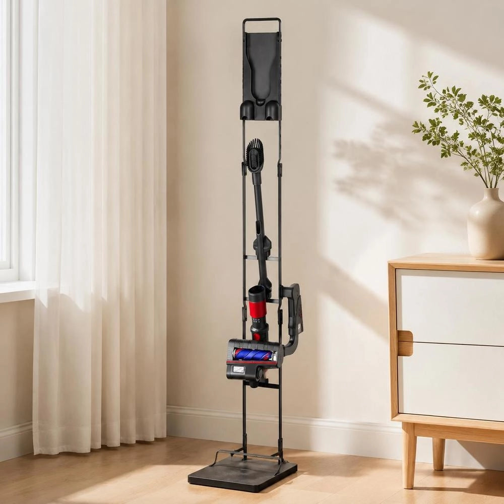 Vacuum Cleaner Stand, Compatible With Dyson V6 V7 V8 V10 V11 V15, Vacuum Cleaner Stand Holder With 4 Hooks For Dyson DC30 DC31 DC34 DC35 DC58 DC59 DC62 D74 Cordless Vacuum Cleaners & Accessories