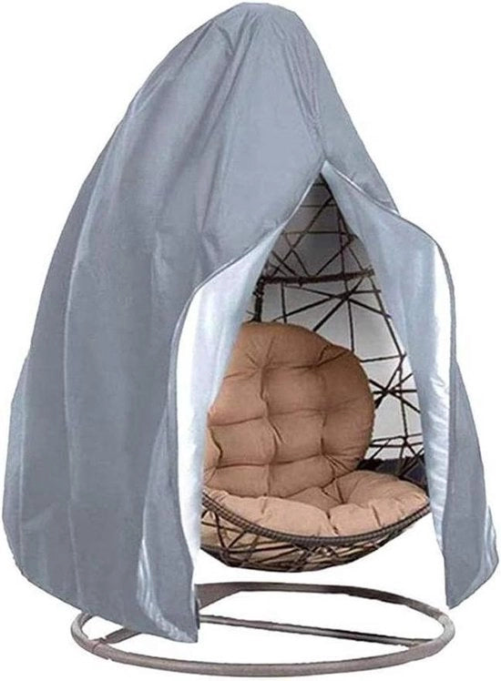 Copertura per poltrona da giardino impermeabile per una sola sedia a dondolo - Copertura per sedia a dondolo con chiusura a zip - Copertura per poltrona Cocoon Egg Chair con giardino