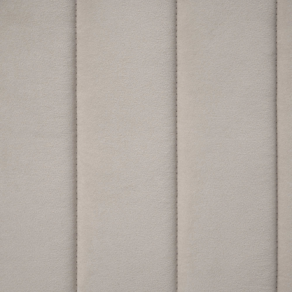 Letto in velluto grigio 180 x 200 cm trapuntato testiera gambe in metallo design moderno