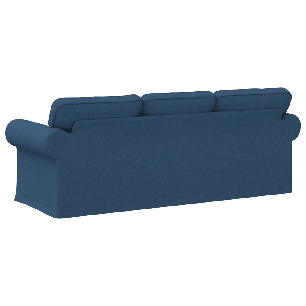 Divano Blu 215 x 82 x 80 cm Tessuto 42024319