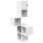 Mensola Angolare da Parete Bianco 48 x 48 x 120 cm 8012228
