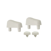 KIT PARACOLPI PER SEDILE CONCA E YDRA CARRARA E MATTA- Bianco- BEMIS- pezzi 1