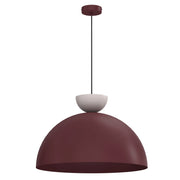 Lampada sospesa Nevis 1xE27 bordo kaszmir 50 cm