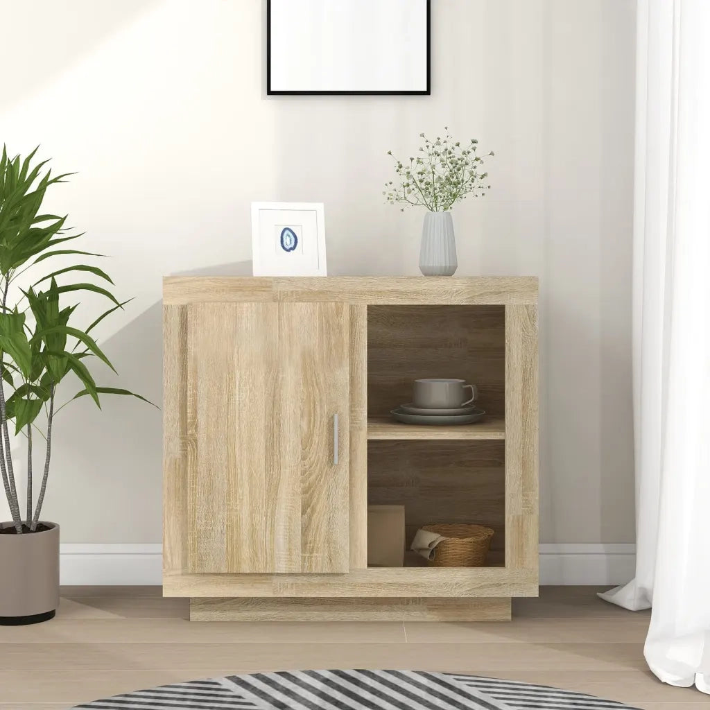 Credenza Rovere Sonoma 80x40x75 cm cod mxl 15020