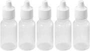 Set di flaconcini per gocce 50 pezzi - Capacità 20ml - Imbottitura a tenuta stagna - Materiale PET/LDPE - Regolazione della velocità di gocciolamento controllabile - Adatto per oli essenziali - Flaconcini per gocce con imbottitura