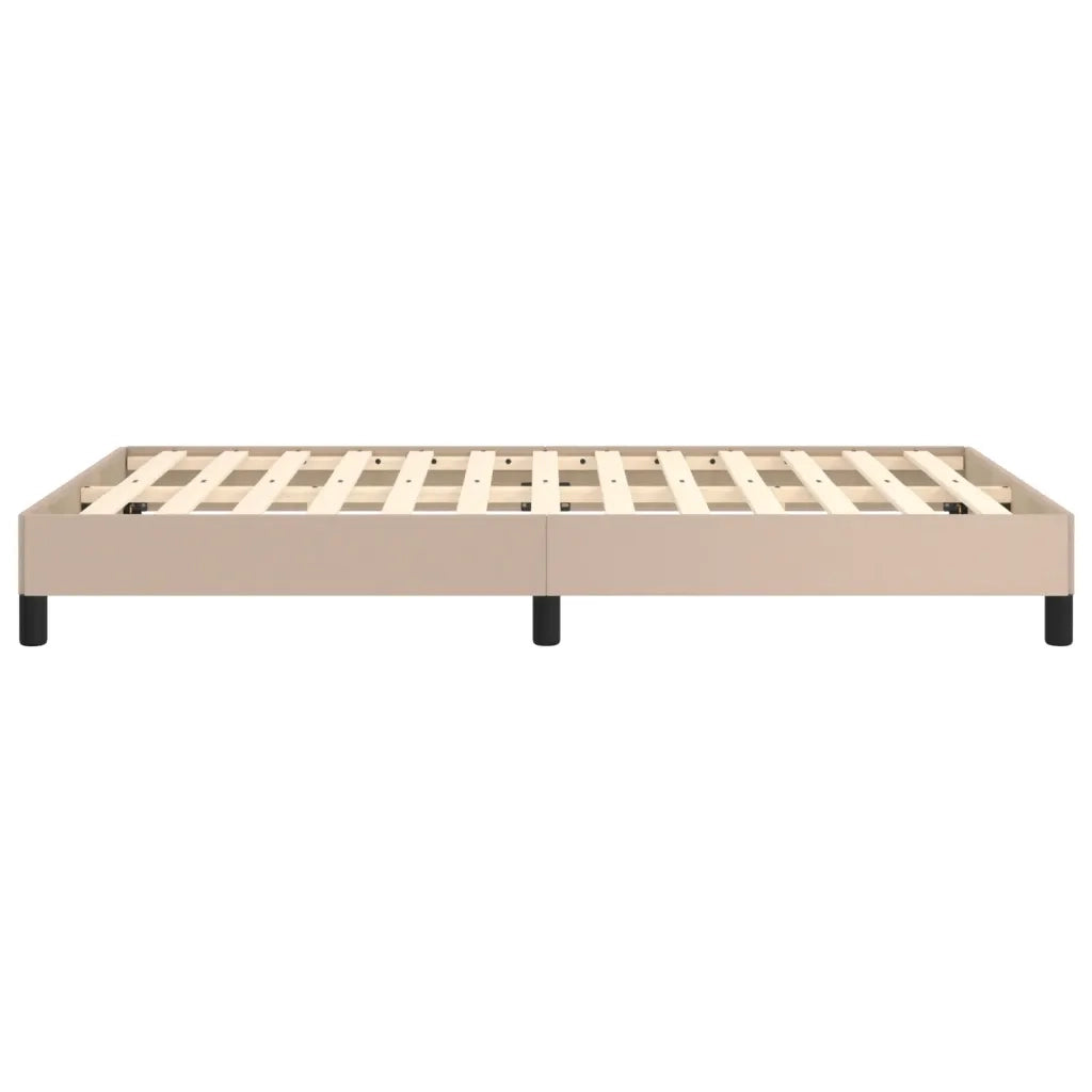 vidaXL Giroletto senza Materasso Cappuccino 120x190 cm in Similpelle