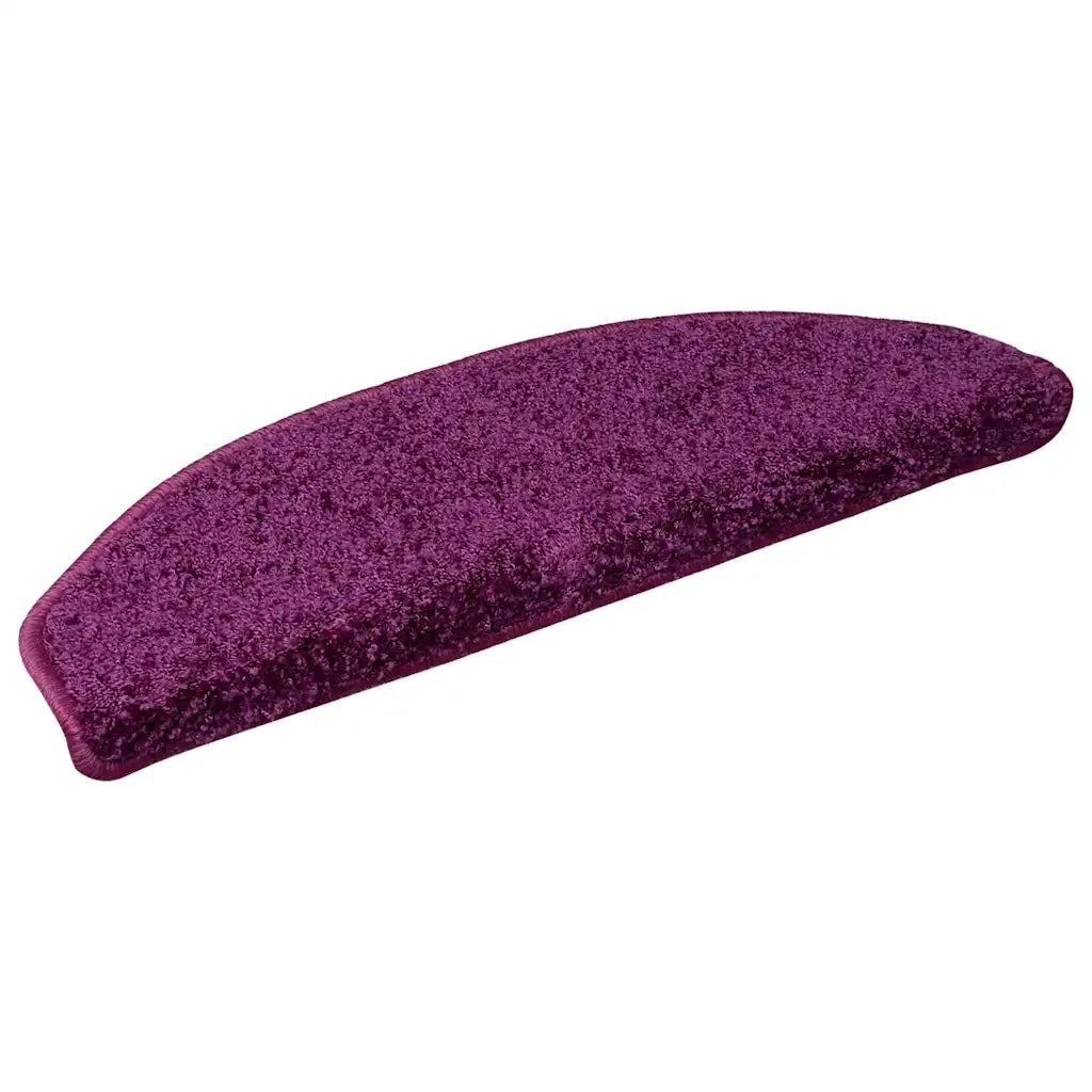 Tappetini per scale 30 pz 65x21x4 cm Viola Semicircolari Grandi 3365817