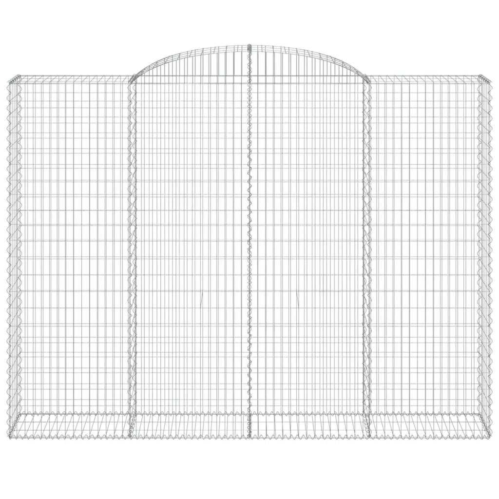 Cesti Gabbioni ad Arco 2 pz 200x50x220/240 cm Ferro Zincato 3146809