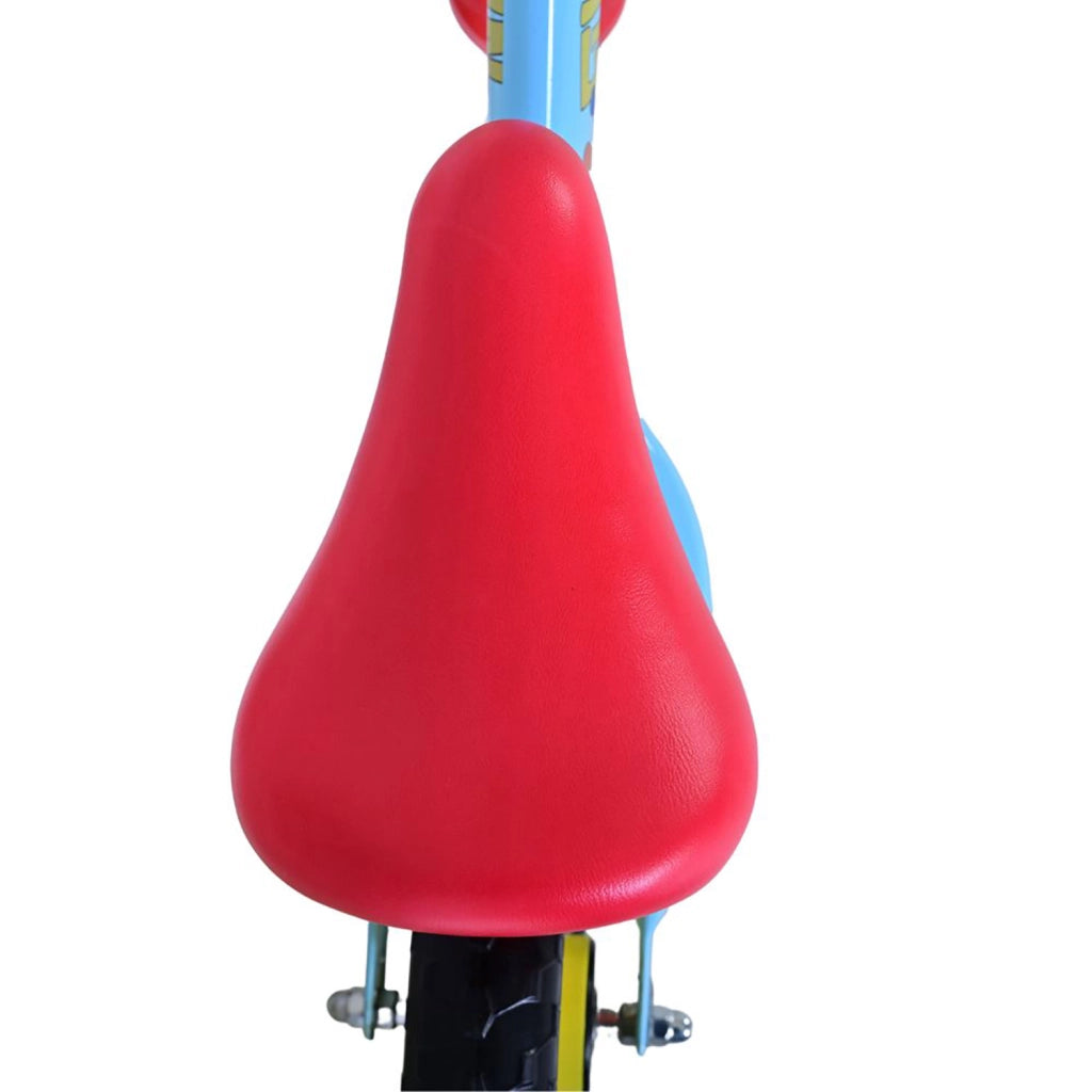 Balance Bike Bicicletta Senza Pedali per Bambini 12" Licenza Disney Mickey Azzurro e Rosso
