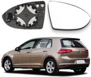 Speciale per Golf 7 Vetro Specchietto Lato Sinistro Specchietto Convesso Termico, Vetro Specchietto Lato Passeggero Sinistro Termico Asferico
