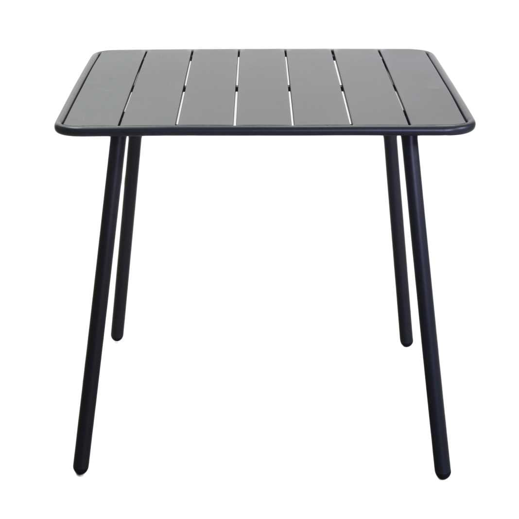 Tavolo da Giardino 80x80xh72 cm in Metallo Rovigo Antracite