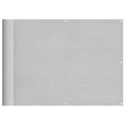 Schermo da balcone | Paravento Balcone Grigio chiaro 75x500cm 100% Poliestere Oxford