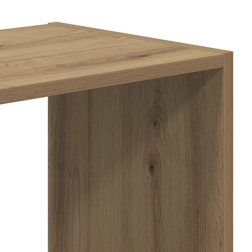 Libreria-Scaffale per Libri-Mobile di Stoccaggio Legno Artigianale 68,5x32x68,5 cm in Legno Multistrato