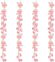 Decorazione romantica a forma di mazzolino di fiori di ciliegio - 1 pezzo - 4 x 1,8 m