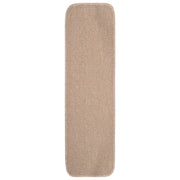 Tappetini Scale Antiscivolo 15 pz 75x20 cm Beige Rettangolari 340403