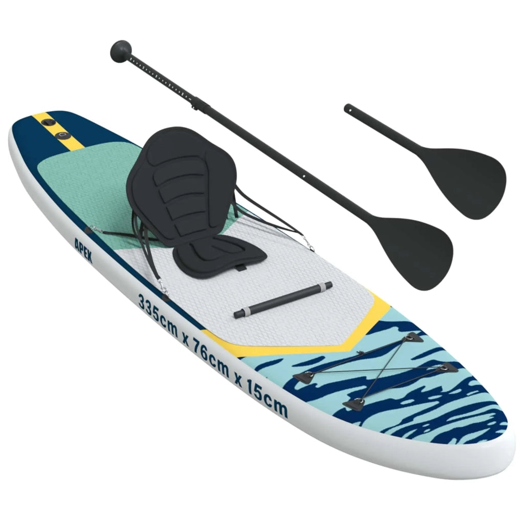 SUP Board con Seggiolino 2-in-1 APEX 335 x 76 x 15 cm Blu per 42039132