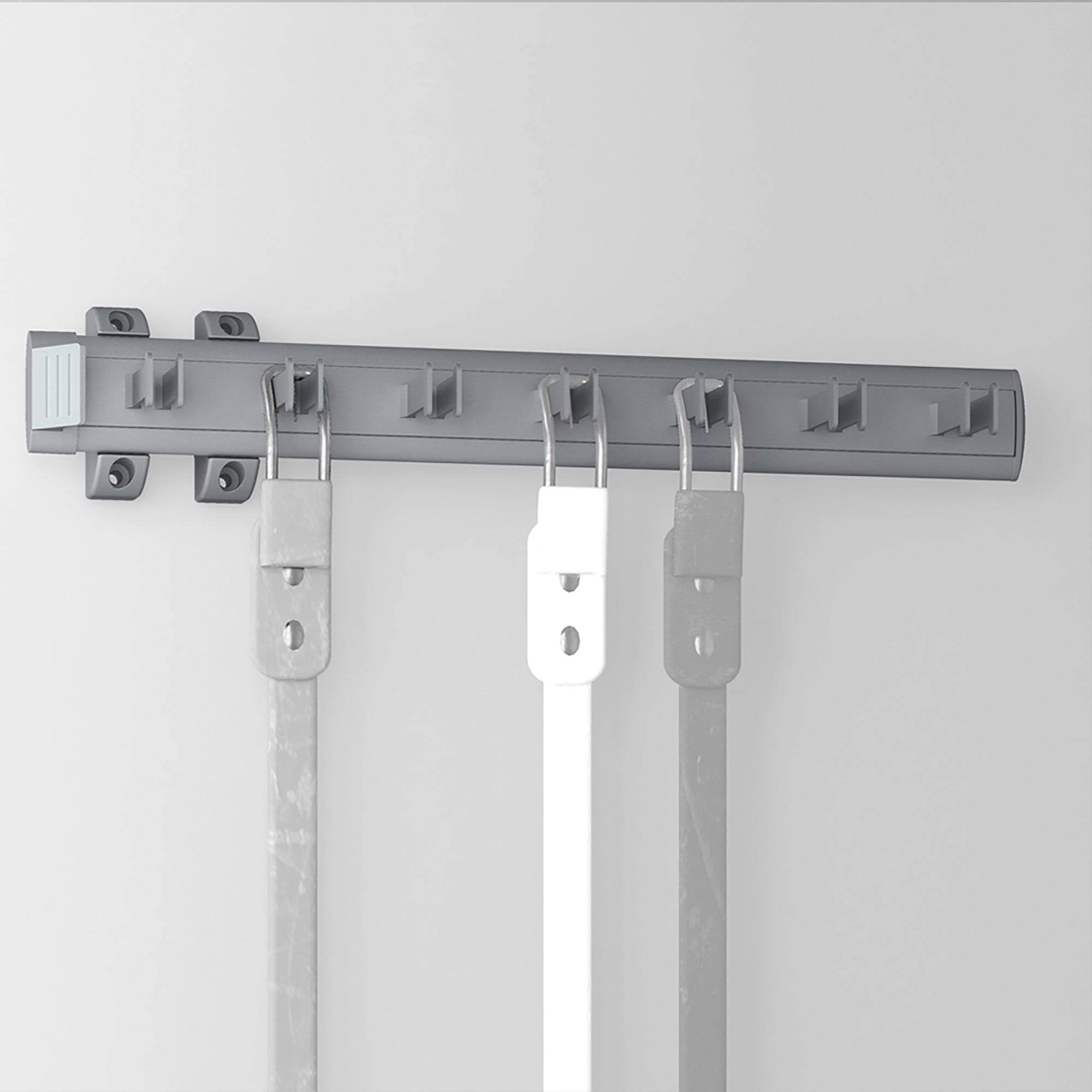 Porta Cinture Laterale Estraibile Keeper Opaco Tecnoplastica e Alluminio Emuca