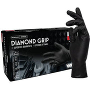 Guanto Nitrile Monouso Nero Diamond Med 50 Pezzi 1832112