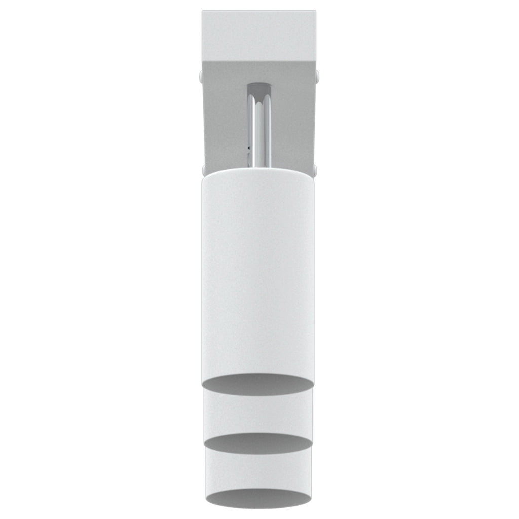 Farettone da soffitto 3 Vie Regolabile Bianco GU10
