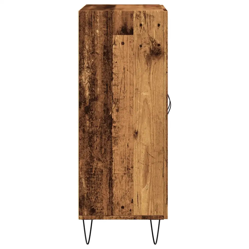 Credenza-Buffet-Armadio da cucina Legno Antico 69,5x34x90 cm in Legno Multistrato 513975