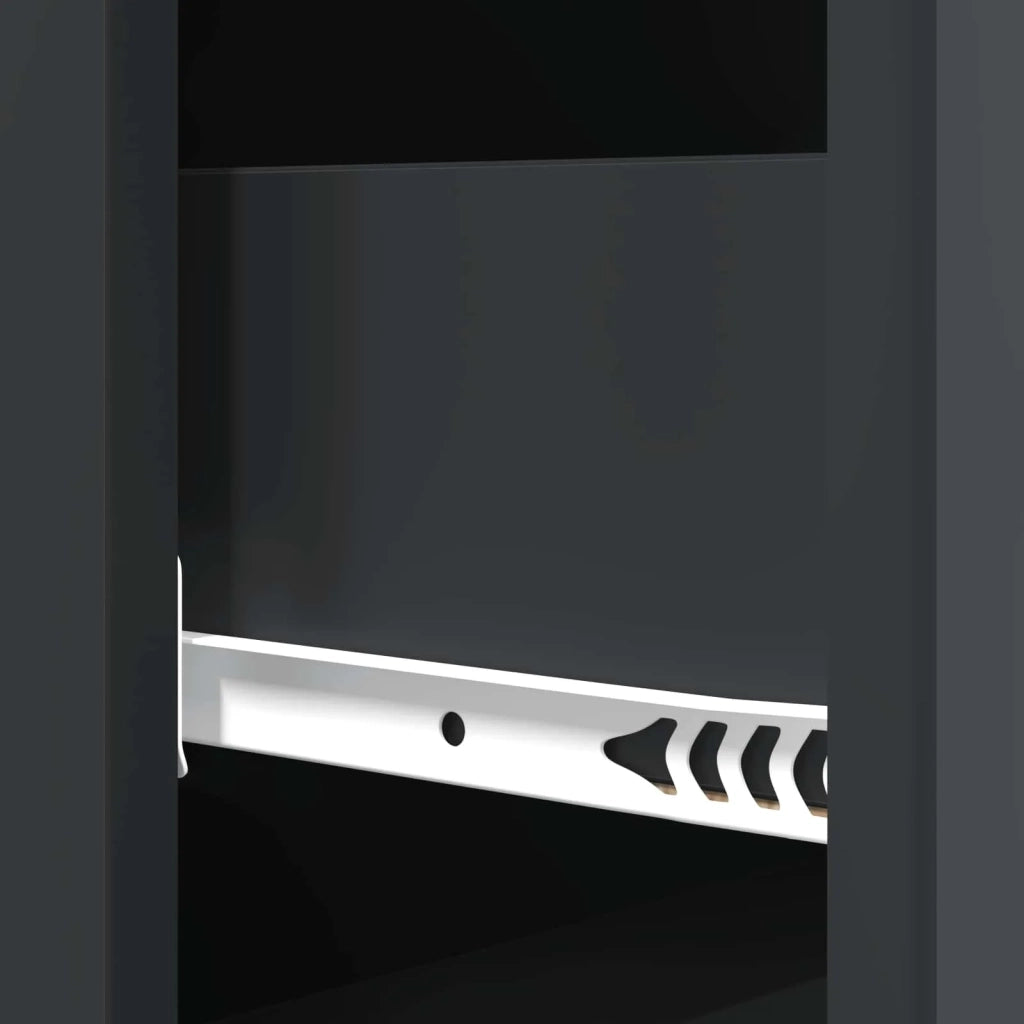 Mobile con Cassetti Nero 33 x 34,5 x 90 cm Legno ingegnerizzato 894156