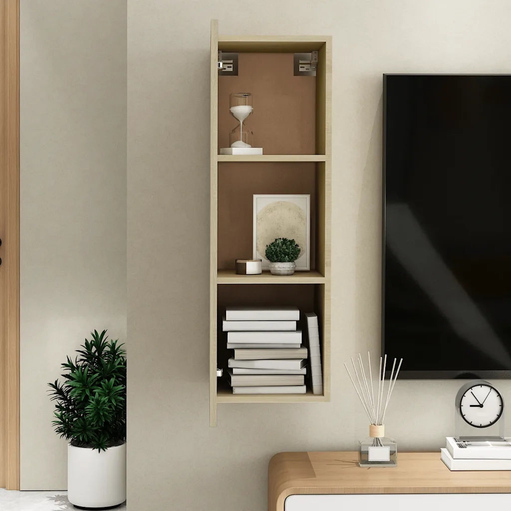 Mobile TV Rovere Sonoma 30,5x30x90 cm in Truciolato cod mxl 18974