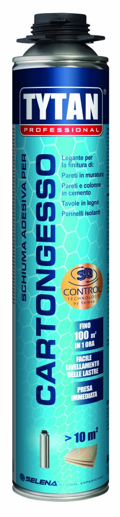 Tytan SCHIUMA ADESIVA PER CARTONGESSO A PISTOLA ml. 840