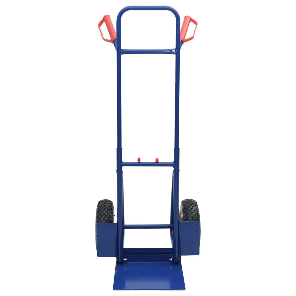 Carrello Pieghevole Estensibile Blu e Rosso 49,5 x 53 x 114 cm CFW9392505
