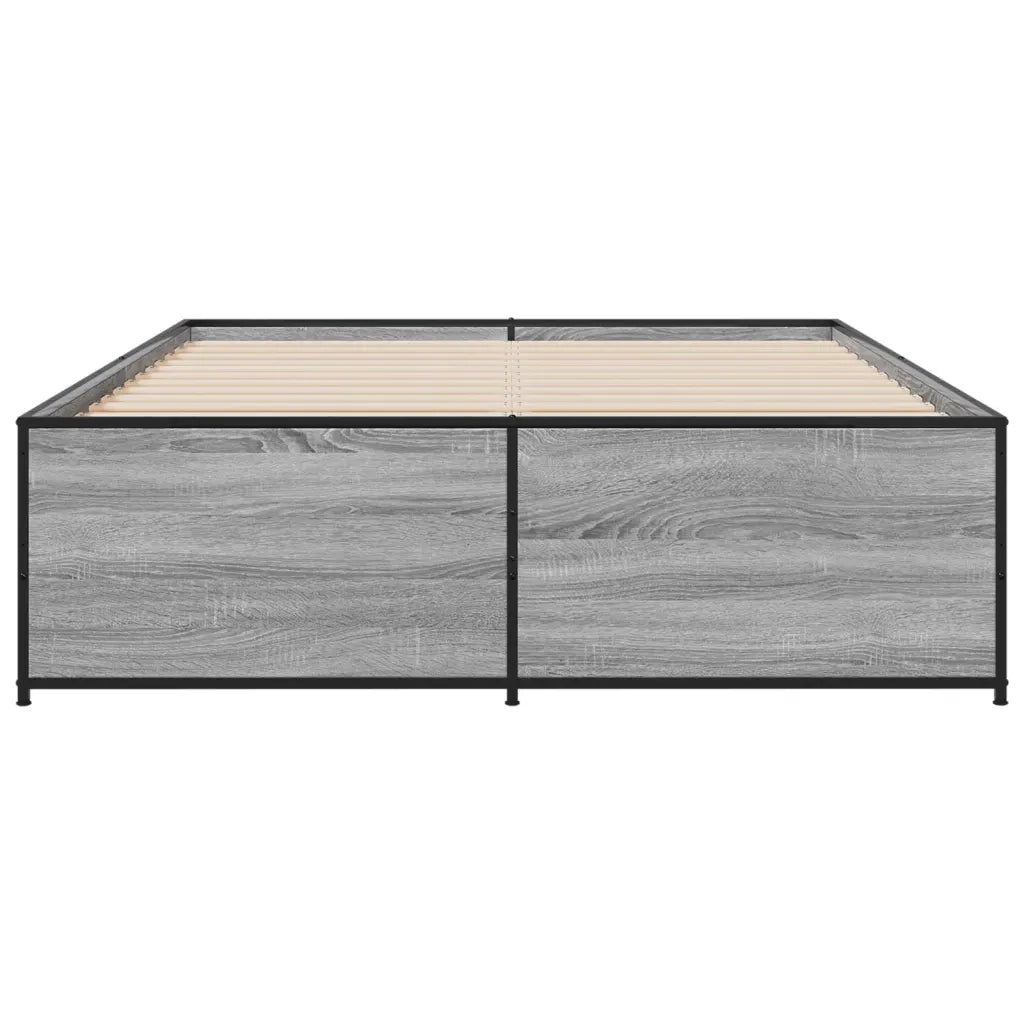 Giroletto Grigio Sonoma 120x190 cm in Legno Multistrato Metallo