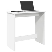 Scrivania Bianca 80x40x75 cm in Legno Multistrato 860454
