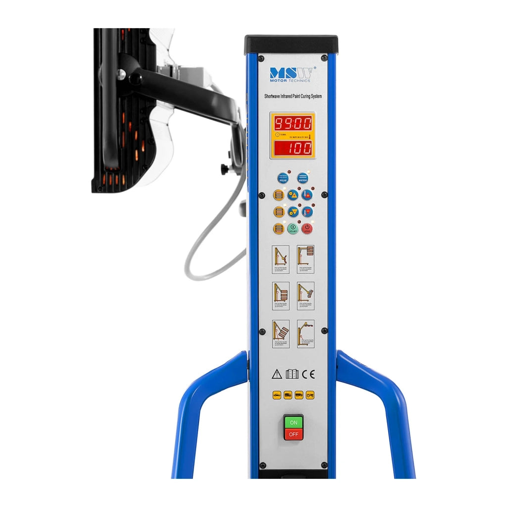Lampada infrarossi carrozzeria - 4 lampade da 1.000 watt - altezza: 240 cm max. - 230 volt 14_0006455
