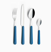 Servizio Set di Posate 24 pezzi in Acciaio Inox Eme Brio Azzurro 3