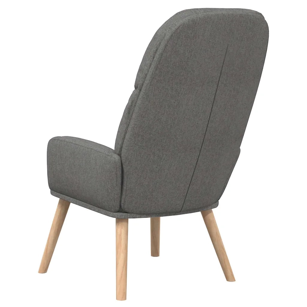 Divano Sedia-Poltrona Relax Grigio Chiaro in Tessuto 253634