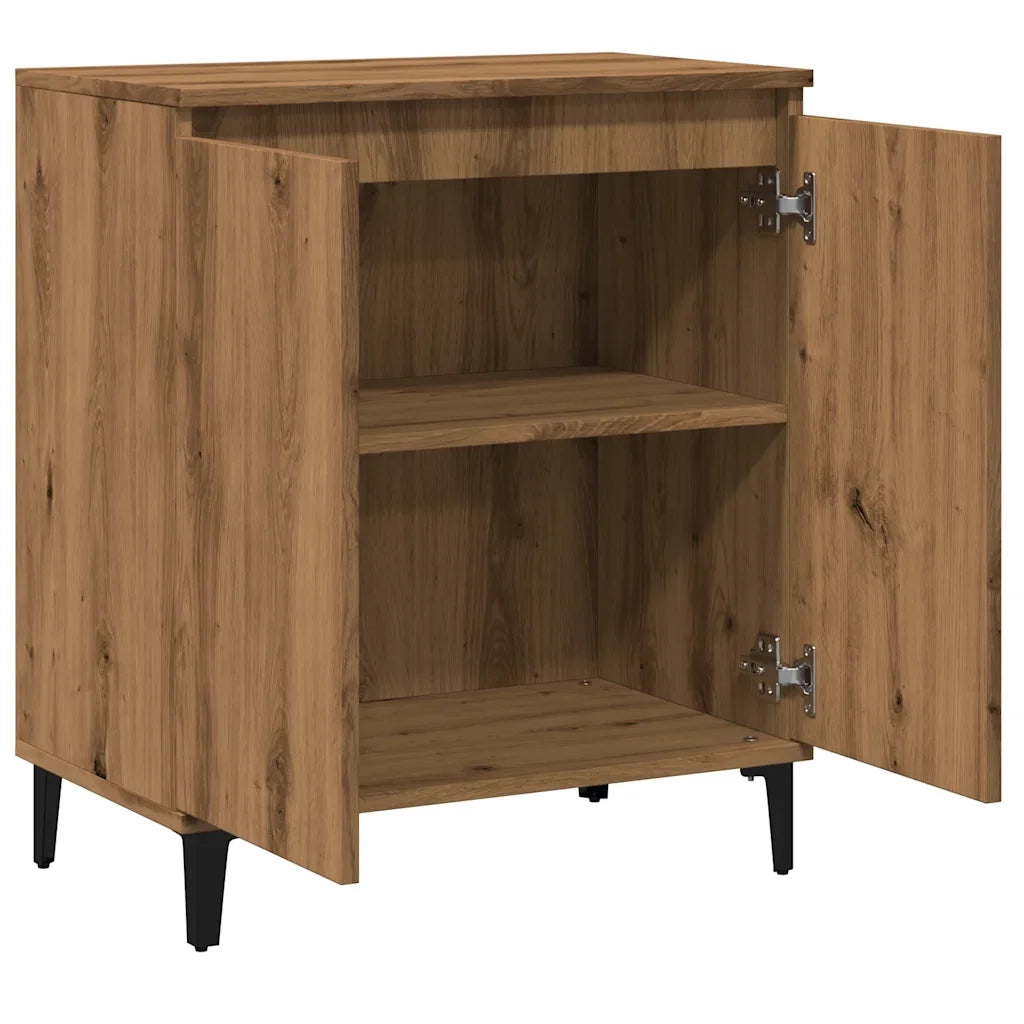 Credenza Rovere Artigianale 60x35x70 cm in Legno Multistrato